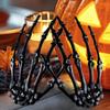 1 Par Halloween Dekorationsrekvisita Halloween Dekoration Realistiska Skeletthänder i Naturlig Storlek Plast Mänsklig Handben Plasthänder