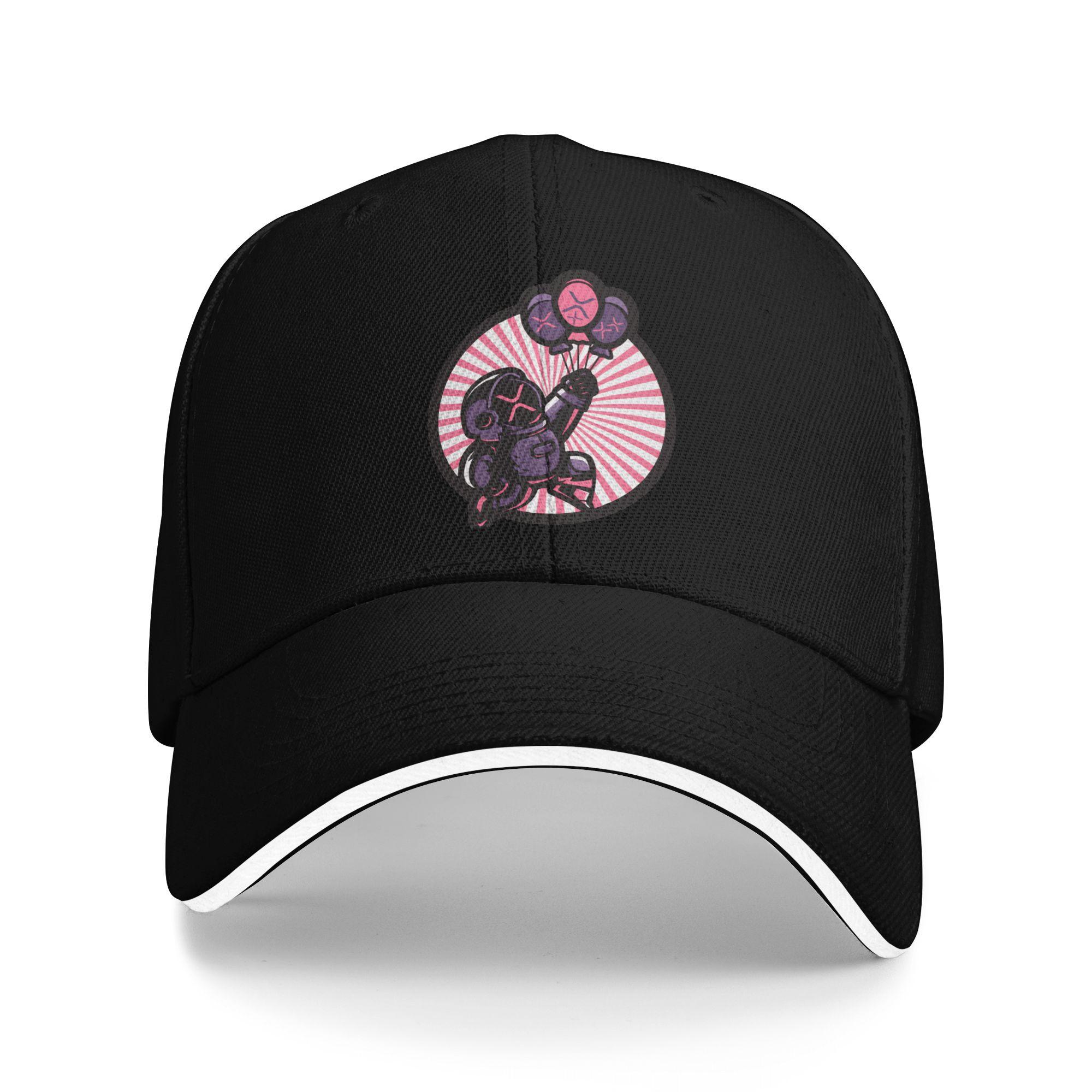 

Summer Casual Baseball Cap XRP Ripple Running Hippie Hip Hop Hats For Women Men Sunscreen Classic Baseball Caps One Size