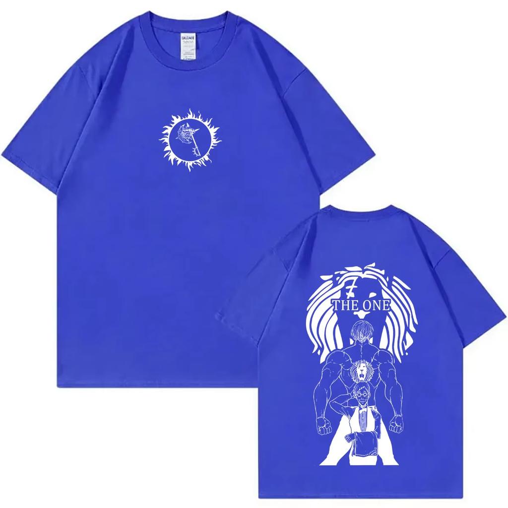Summer Hot Sale Anime The Seven Deadly Sins Tshirt Lions Sin Of Pride Escanor T Shirt Unisex Harajuku Hip Hop Punk Tshirt