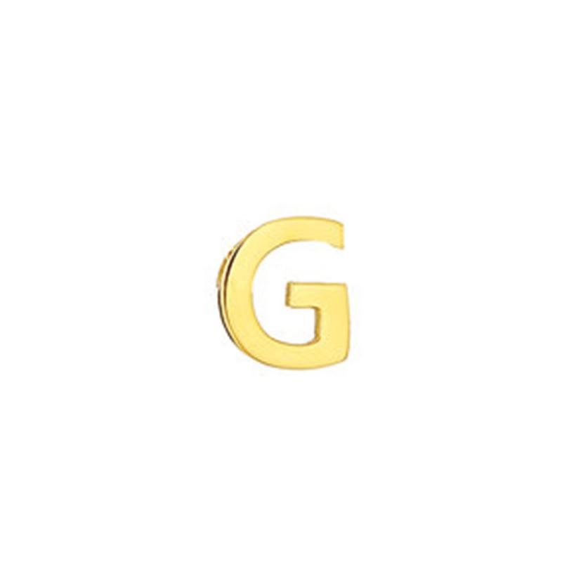 CARLIDANA High Polished Stainless Steel 14K Gold PVD Plated DIY 26 Letter Alphabet Initial Charm Pendant Accessories Jewelry