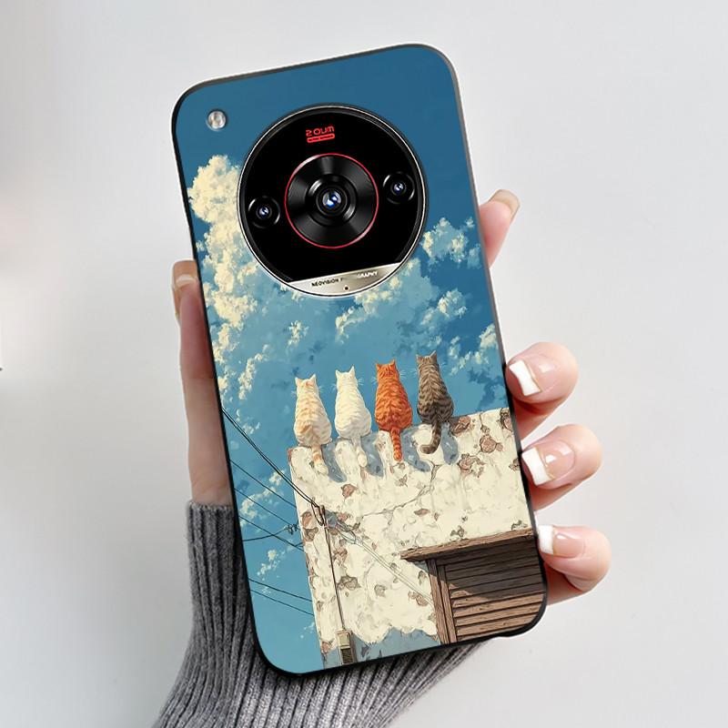 Funda Para ZTE Nubia Focus 2 Ultra Funda Z2463N Estética Lujo Linda Genial Niños Niñas Funda de Silicona Suave para Nubia Focus2 Ultra 5G