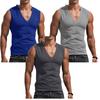 Herren Print Sportweste Tanktops Sommer Fitnessstudio Muskelaufbau T-Shirt