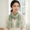 Fashion Ribbon Embroidery Lace Scarf Thin Korean Style Long Scarves Printed Neckerchief Flower Scarf Spring Summer