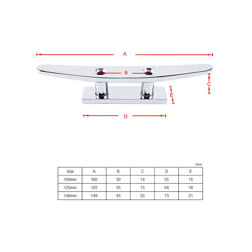 316 Stainless Steel Boat Cleats Dock Cleat For Deck Boat Cleat Decks Garages Rope Cleat Dock Accessories