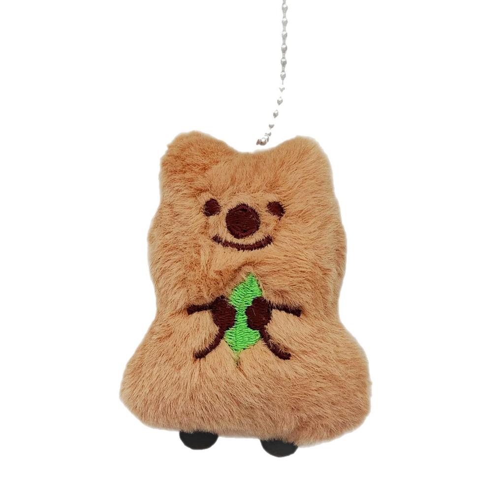 Cartoon Koala Plush Doll Pendant - Cute Leaf Bear Bestie Style Bag Charm