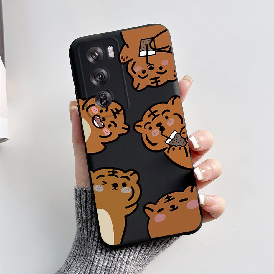 For Oppo Reno12 Pro 5G Case CPH2629 Cute Rabbit Panda Soft Silicone Back Protector Cover For OPPO Reno 12 Pro 5G 2024 Phone Case