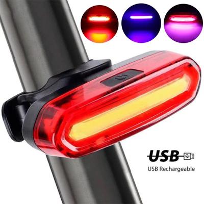 Luce Posteriore per Bicicletta Impermeabile Luce per Bicicletta LED Luci Posteriori per Bici Alta Luminosità Lampada di Avvertimento di Sicurezza per Ciclismo Notturno Strada MTB Lanterna
