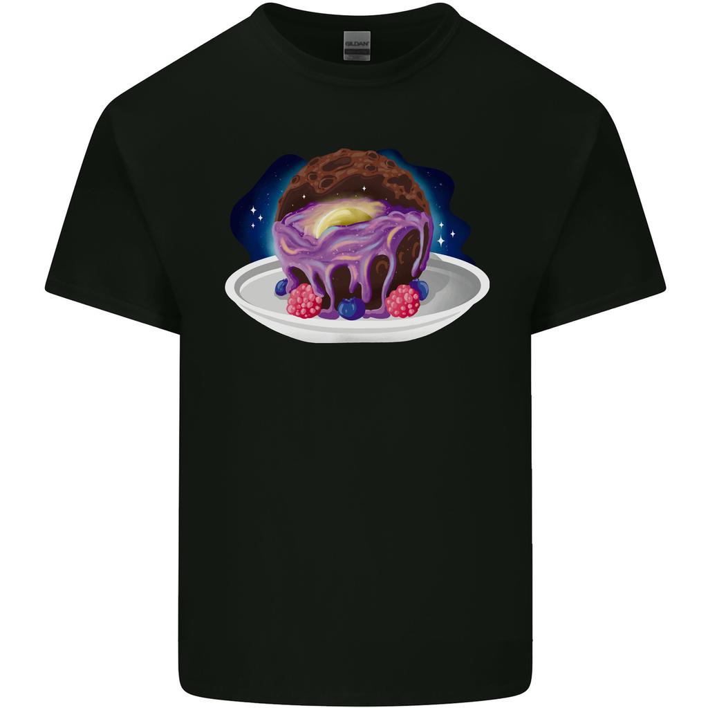 Space Planet Dessert Funny Food Unisexs Light Cotton TShirt
