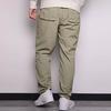 Men's Converse Solid Color Woven Straight-Leg Casual Pants/Trousers light grey Green 10021100-A04