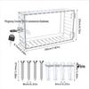 New Cross-Border Thermostat Lock Box: Transparent Protective Cover with Key