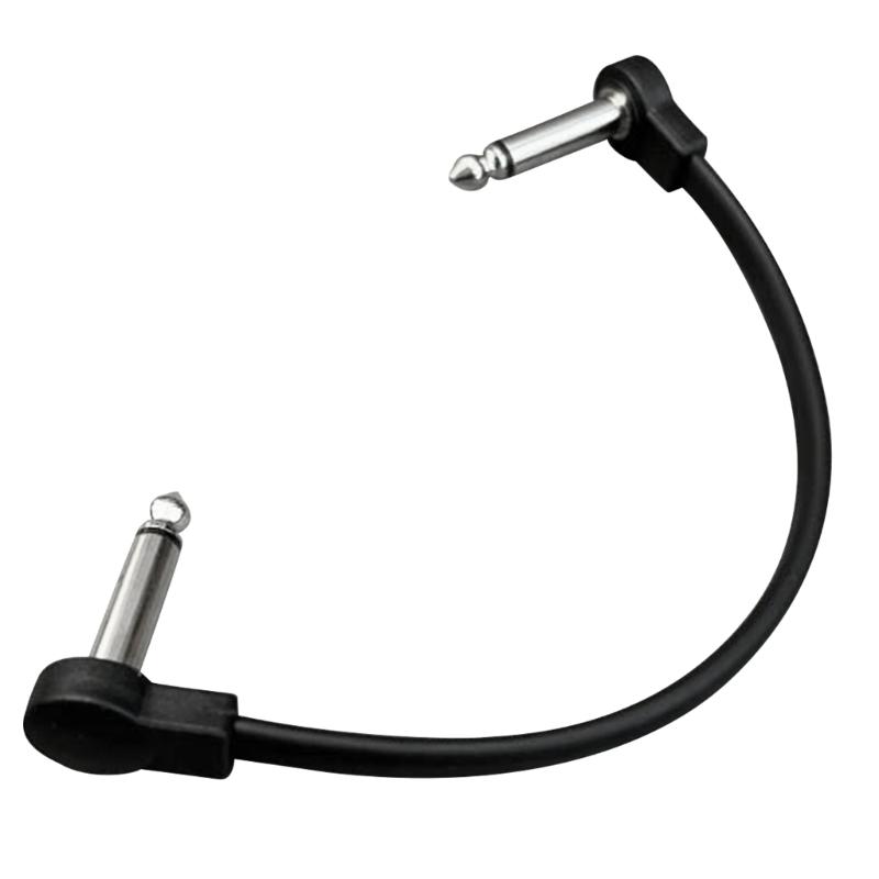 Гитарные патчи-кабели Гитарные педальные кабели эффектов | Педальные патчи-кабели Гитарные патчи-кабели Гитарные патчи-кабели 15cm Black