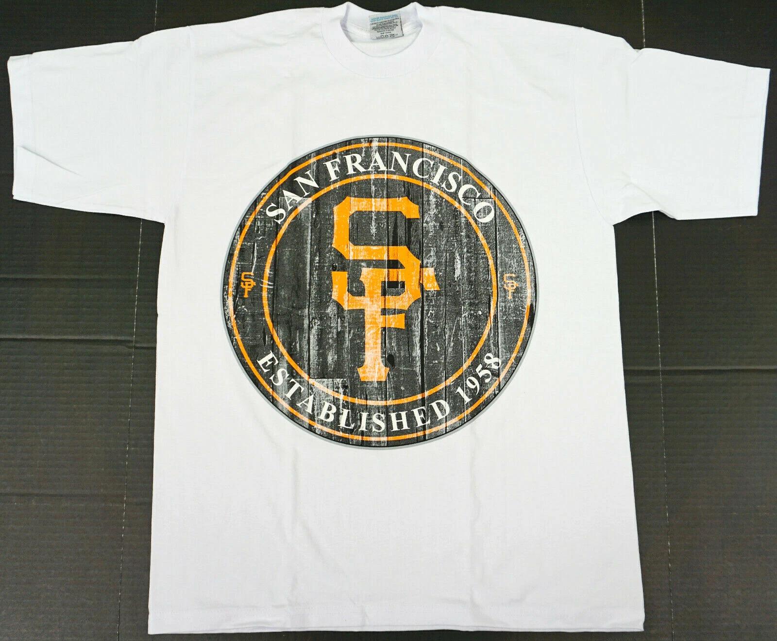 

SAN FRANCISCO T-shirt Distressed SF California Tee 100% Cotton Mens LARGE New S