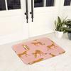 1PC Leopaed Pattern Kitchen Rugs Non-Slip Door Mats Pop Design Bathroom Rug Bath Mat Carpet for Home Sink Laundry Decor