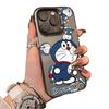 Back Jingle Cat Colored Silver Shell Applies To Apple 17/16/15 Pro Mobile Phone Case 14promax13/12/11 Tide