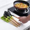 Heat-Resistant Spoon Rest with Lid Holder, Ladle Holder for Spatulas, Ladles, Spoons, and Utensils, Suitable for Kitchen Countertops, Stovetops, and D