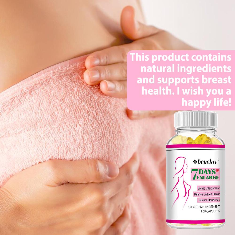 7 Days Female Bigger Breasts Butt Enlargement For Fuller Figure 120 Capsules