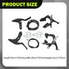 Bicycle Brake Kit with Cable, Spare Parts for Repairing Grips, Front And Rear Levers