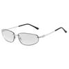 Retro Y2K Cat Eye Sunglasses - Silver Metallic, High-End European & American Style