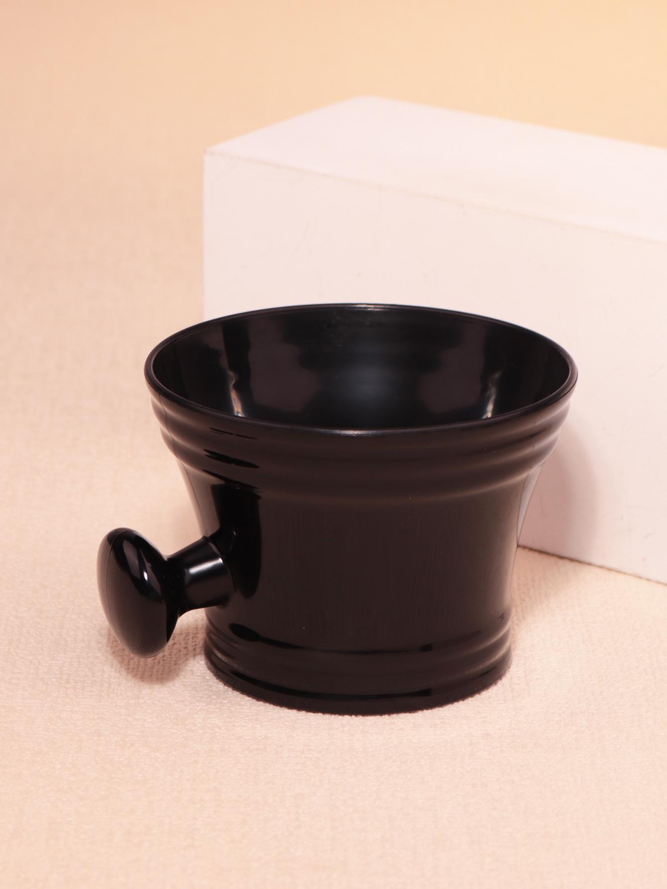 

1 professional durable barber shaving foam cup shaving soap cup with handle barber shaving bowl tool Special for real hair wigs