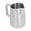 400ml 304 Edelstahl Kaffeekanne Schrägschnabel Milchaufschäumkännchen für Heimküche