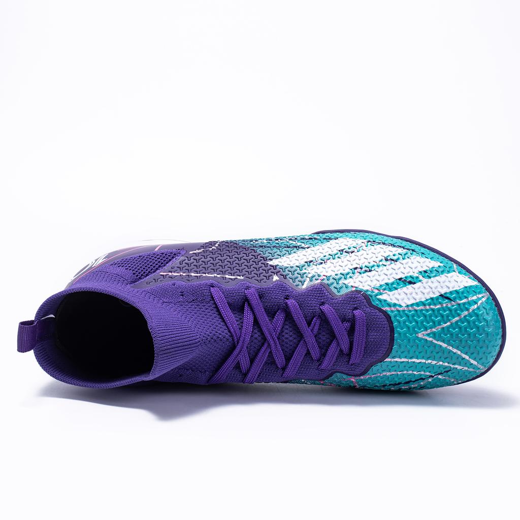 Professional Sports Soccer Shoes TF Broken Nail Teenagers Outdoors Comfortable High-Tops Training Shoes Non Slip Football Shoes