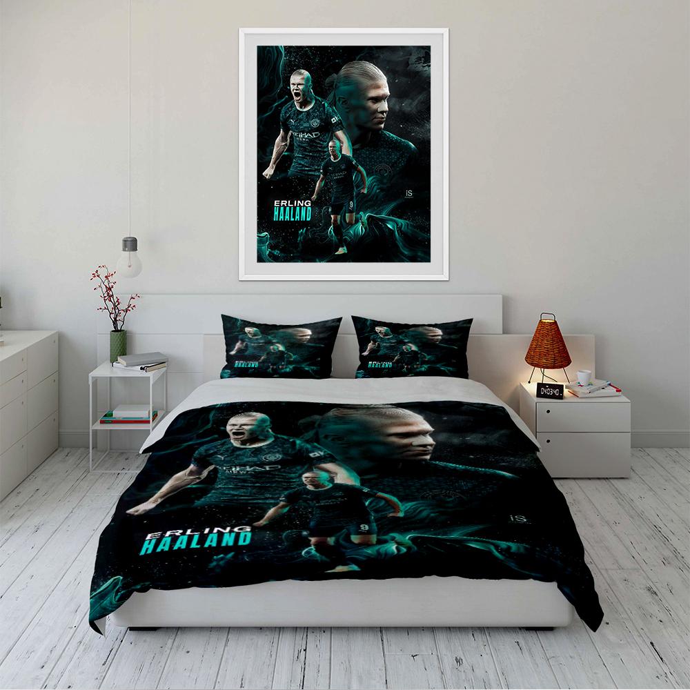 Set Biancheria da Letto Stella del Calcio Set Biancheria da Letto (1 copripiumino, 2 federe, piumino non incluso)
