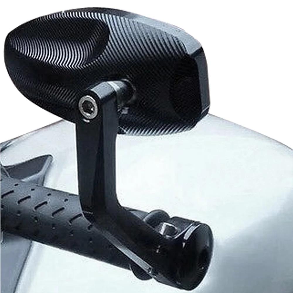 2pcs Motorcycle Rearview Mirrors CNC Motorcycle Bar End Black Rearview Side Mirror For Triumph Speed Triple Accessories