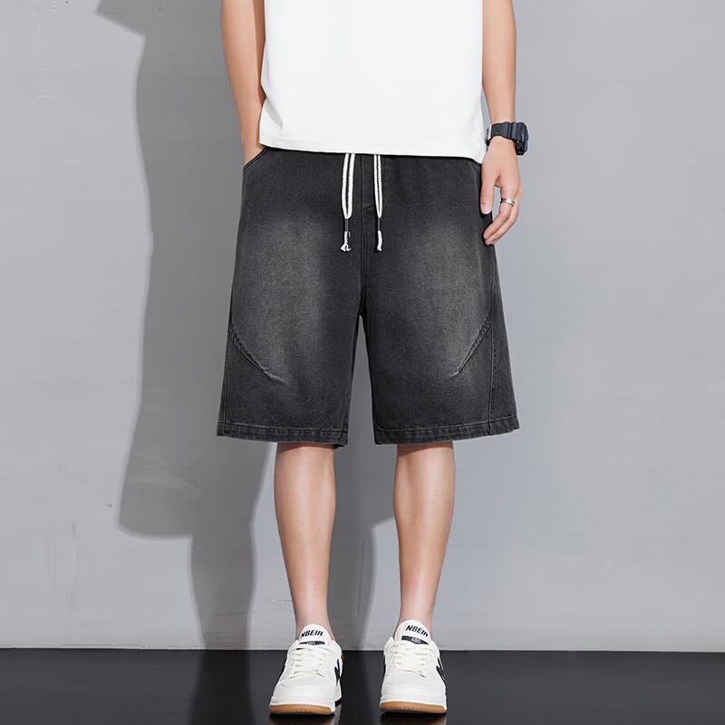 Men's Summer Loose Mid-Length Denim Shorts