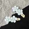 Summer Fresh Flower Hairpin Sweet Girls Sakura Side Clips Bangs Hair Clips For Women Headwear Hair Accessories