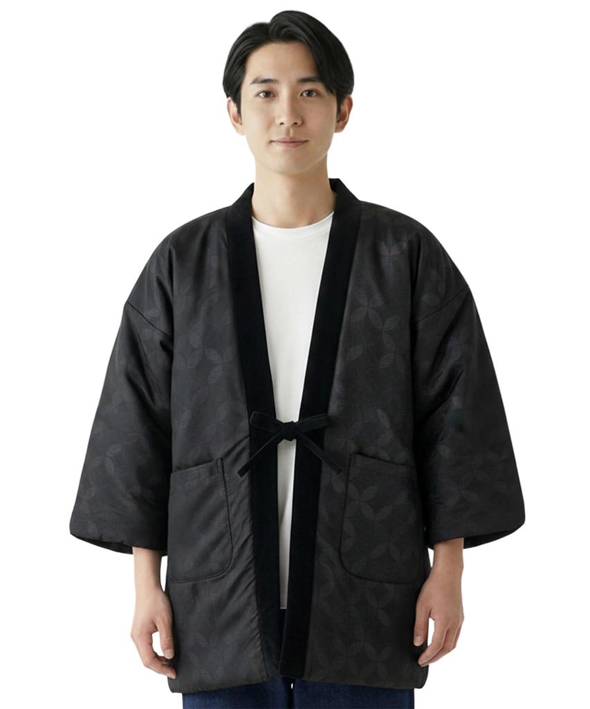 KYOETSU Men's Winter Fleece Hanten (Shippo, Size M)