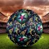 1PC Colorful Starry Night Galactic Star Soccer Ball Size 5 Football Machine Sewn Indoor/Outdoor Universal Football Gift W107