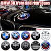 82mm 74mm ABS Hood Trunk Emblem Badge 2-Pin Replacement For BMW E46 E90 F30 F10 E60 X3 X5 1 3 5 7 Series Auto Tuning Accessory rvpc86