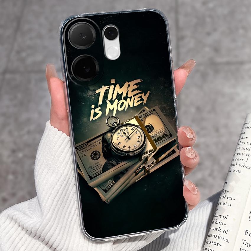 For Vivo V60 V50 V40 Lite V40e V30e V20 Pro SE Phone Case Beautiful Mountain Range Patterns Transparent TPU Anti Slip Soft Back Covers For Vivo Casing