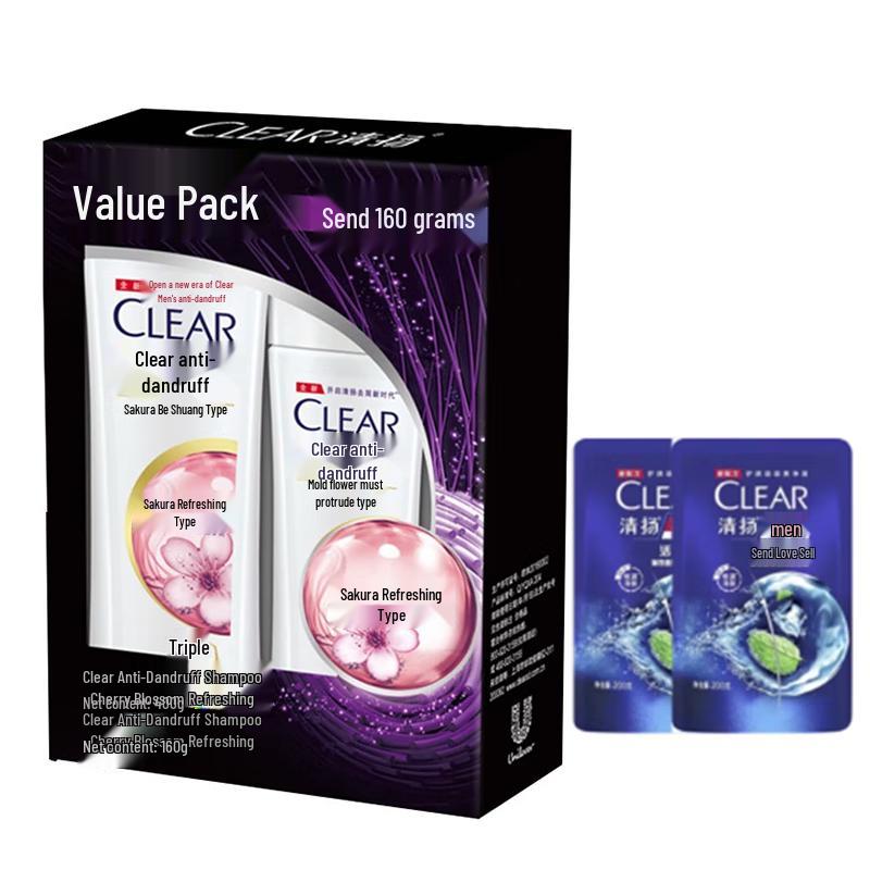 

Clear Sakura Refreshing Anti-Dandruff Shampoo Set
