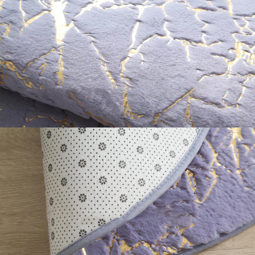 3PCS Bath Mat Toilet Lid Cover U-Shaped Rug Non Slip Soft Floor Rug Water Absorbent Marbling Door Mat Bathroom Rug Carpet Seat Cover Rug Set