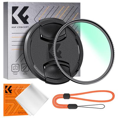 Concept 67mm MCUV Filter Lens Protection Filter with Lens Cap High Transmittance 18 Layer Coating UV Protection Optical Glass Thin Frame Lens