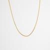[Judy and Paul] Selene Simple Yellow Gold Herringbone Chain Necklace N51663