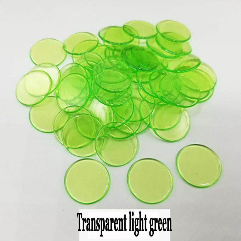 100Pcs 19Mm Count Bingo Chips Markers For Bingo Game Cards Plastic For Classroom Children And Carnival Bingo Games