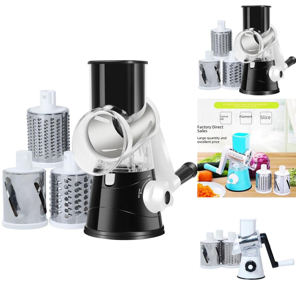 Innovative Hand-powered Vegetable Cutter With Multiple Functions For Potatoes Cheese And More