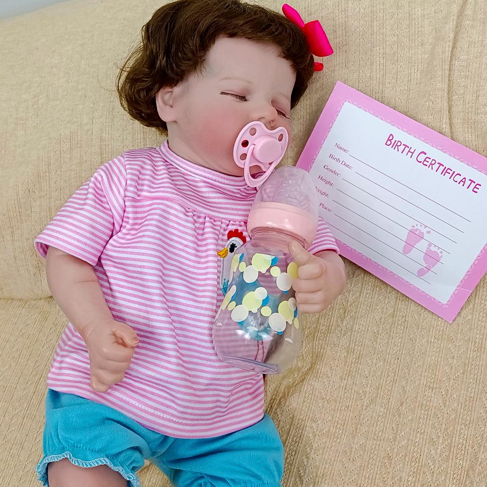 

43 см моющаяся реалистичная мягкая ручная роспись имитация куклы реборн для детей сопровождающая игровая кукла подарок Boy