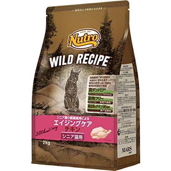 

Wild Recipe Aging Care Chicken для пожилых кошек 2 кг x 4 шт. набор [Nutro]