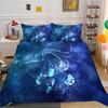 Shopify Starry Sky Animal Digital Printing Quilt Cover Pillowcase Three-Piece Set Polyester