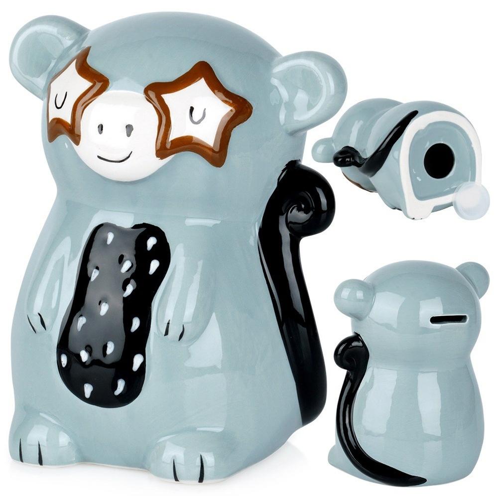 Ceramic Monkey Piggy Bank