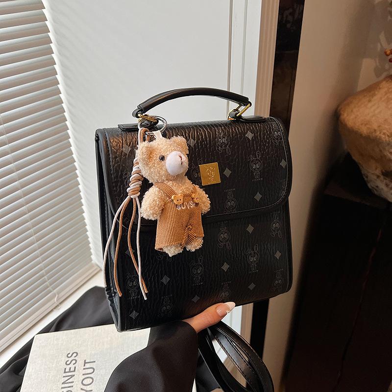 

Маленький рюкзак женская сумка новый модный универсальный рюкзак большой вместимости No pendant чёрный