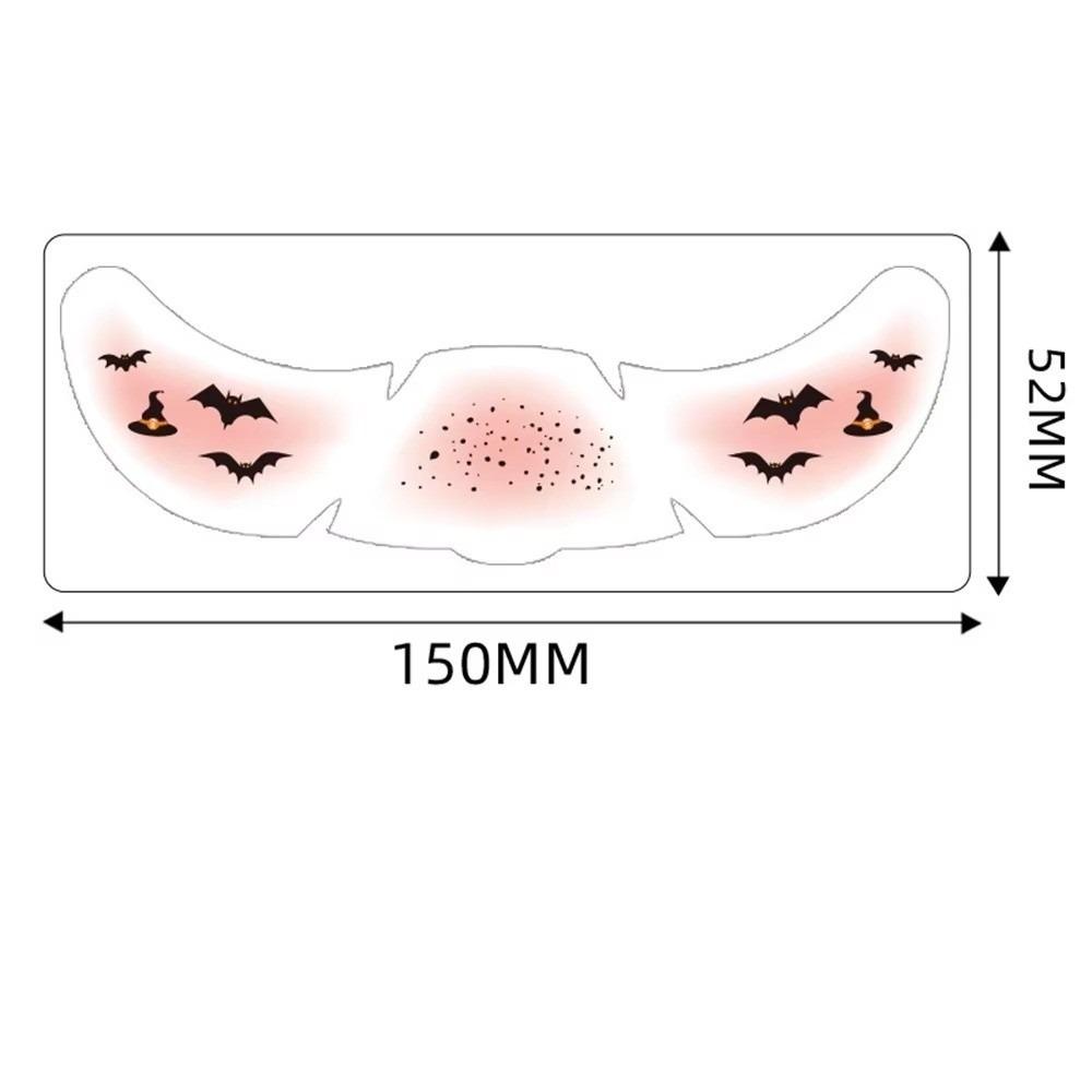 DIY Temporary Tattoo Stickers Waterproof Makeup Patch Halloween Makeup Sticker  Costume Party