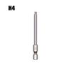 Electroplating Screwdriver Bit For Automotive H1.5-H10