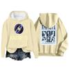 Women's Fashion Casual Long Sleeve Loose Printed Pullover Sports Long Sleeve Hooded Sweatshirt