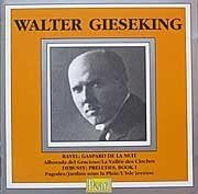 

CD WALTER GIESKING - Debussy/Ravel GEMMCD9449 PEARL Europe Classical Used