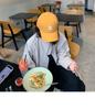 R Standard Baseball Cap Women's Big Head Circumference, Thin Face, Versatile Sports Hat Men's Cap Tide