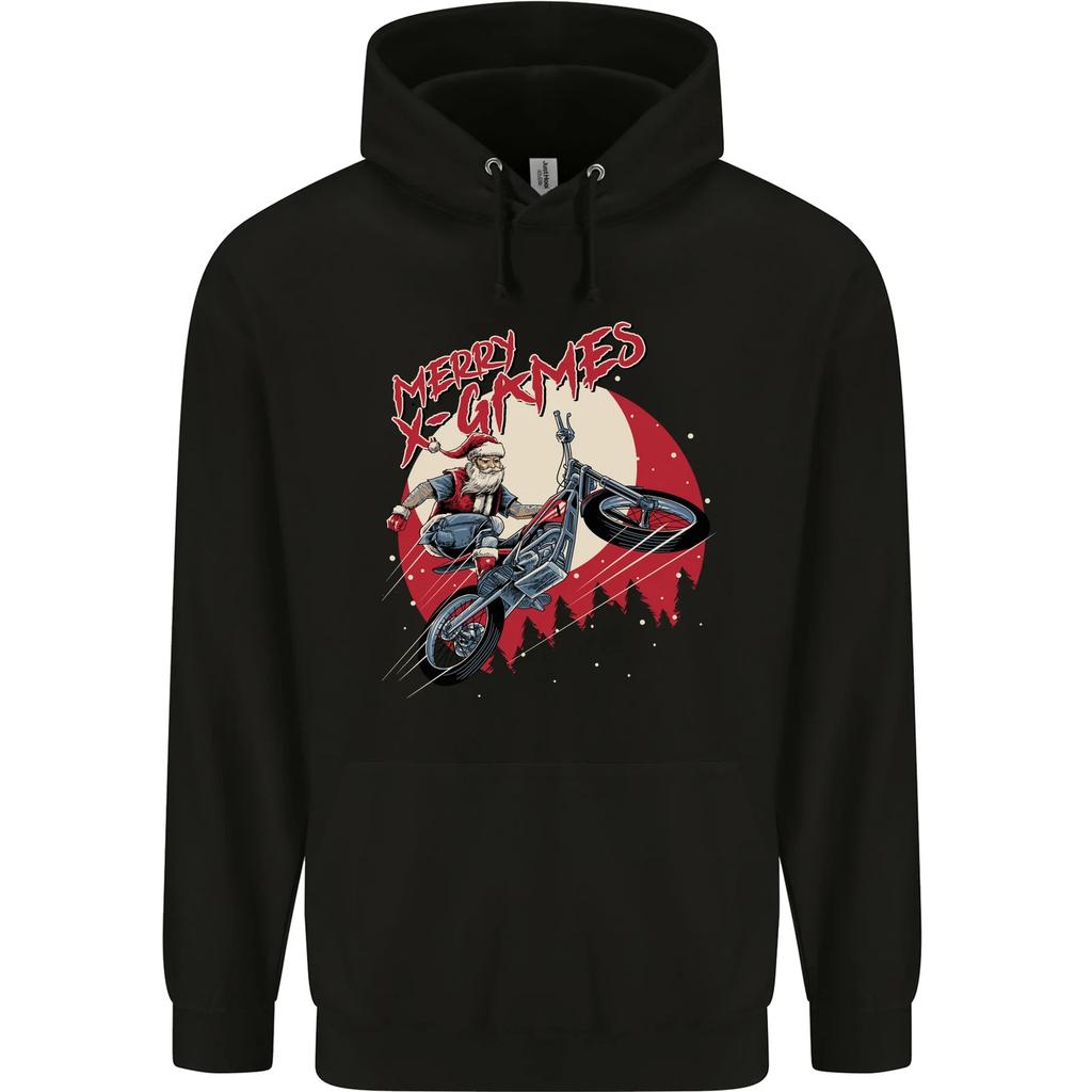 Motocross Merry X Games Dirt Bike Motorbike hoodie-Casual Pullover Sweatshirt